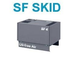 SF4 سعة الهواء المثبتة تبريد الهواء ضاغط الهواء بدون زيت المسمار