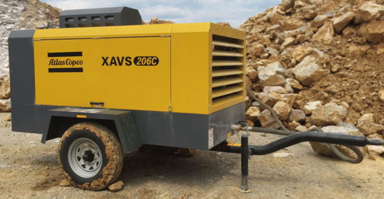 ضاغط محمول XAVS206C الحل الأعلى للضغط المحمول والهواء في التطبيقات الصناعية