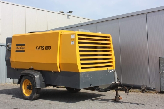 ضاغط كهربائي محمول XATS800Cd صغير الحجم باللون الأصفر
