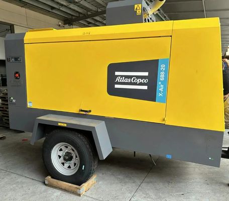 X-AIR+ 688-20 محرك نموذج B6.7CS4 ضاغط محمول باللون الأصفر للأداء أثناء التنقل