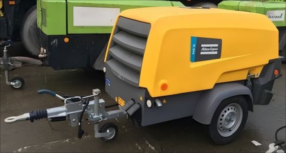 ضاغط هواء أصفر محمول XAS 78KD - مستوى ضغط خفيف الوزن وتصميم محمول