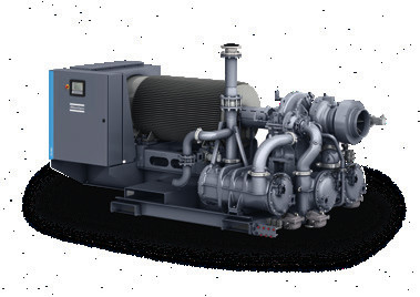 ضاغط الهواء بدون زيت Atlas Screw ZH355-900 لتطبيقات الهواء في مصانع المعالجة
