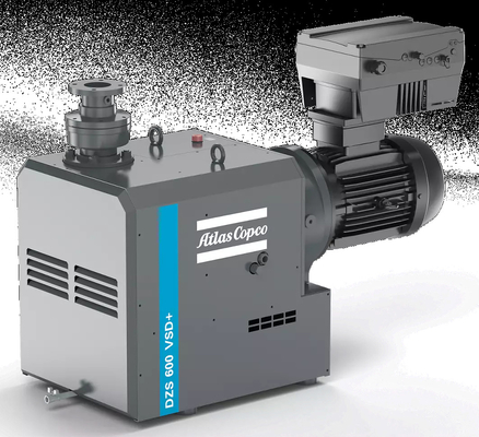 الترقية إلى مضخات الفراغ ذات مخالب جافة من طراز Atlas Copco DZS VSD+ لتخفيض استهلاك الطاقة