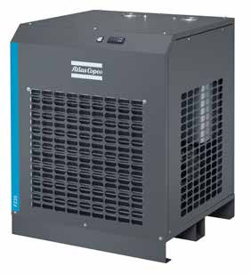 جهاز التحكم الرقمي لجهاز التجفيف Atlas Copco F6-400 مع شاشة عرض نقطة الندى الضغطية لسهولة المراقبة