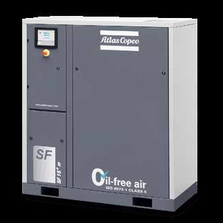 ضاغط Atlas Copco الخالي من الزيت SF8 + -22 + مع تصميم وحدات