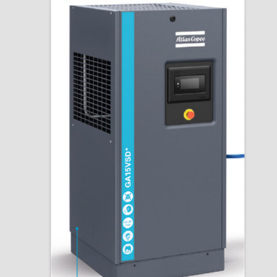 ضاغط الهواء الألومنيوم 50 60 هرتز Atlas VSD Plus ضاغط الهواء 15 KW ضاغط المسمار الدوار