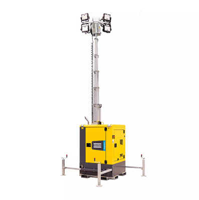 إضاءة LED HiLight BI + 4 مع قطب ضوء هيدروليكي عمودي