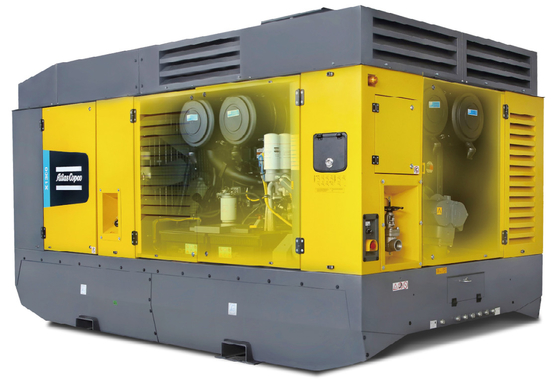 ضاغط Atlas Copco المحمول X1300 التحكم الذكي لتطبيقات الضغط العالي