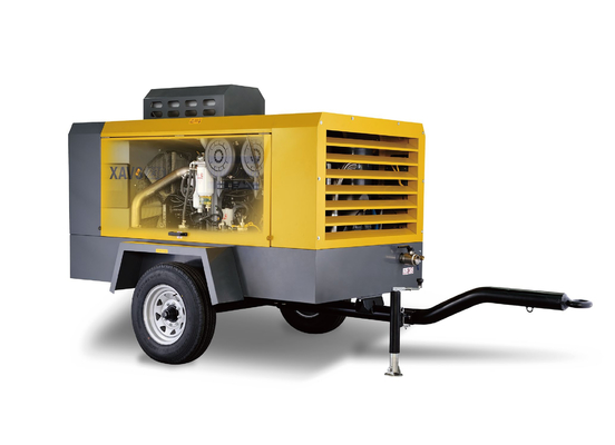 ضاغط محمول XAVS206C مع 2000kg سعة مستوى الضوضاء 80±3 DB A و 1x11/2' صمام العادم التصميم الثقيل