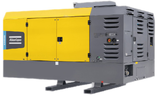 ضاغط Atlas Copco المحمول XRHS 888 للضغط المستقر وحجم الغاز في آبار المياه الحرارية الأرضية وأنابيب