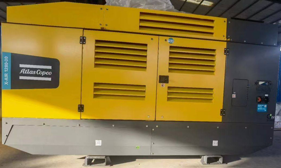 معايير انبعاثات GIV ضاغط محمول X-AIR 1280-30 15/25/30 بار للتطبيقات الصناعية والموقع