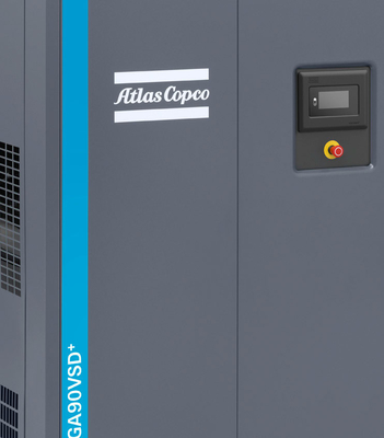 ضاغط الهواء بمعدل 110 كيلوواط أتلاس VSD Plus GA110VSD+ مواد سبيكة الألومنيوم