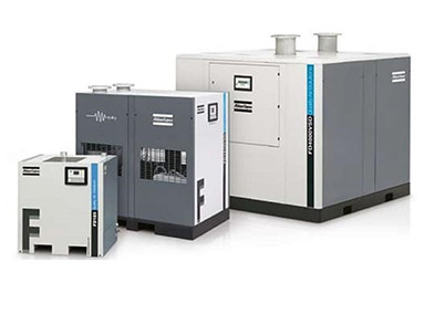 F400 مجففات الهواء المضغوط المبردة تبرد 4200W Atlas سعة المدخل 400l / s