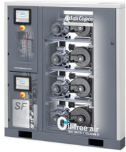 AQ-37 VSD خالي من الزيت مضغوط الهواء المسمار الأطلس 37kw المياه المدخنة