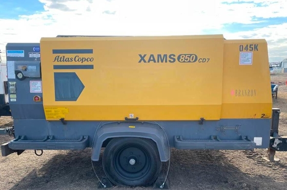 أصفر 195 كيلوواط ضاغط محمول XAMS850Cd مع تصميم محمول