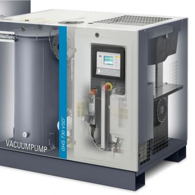 مضخة تفريغ هواء تيار متردد بحجم زيت 16 لتر GHS 730 VSD+ للصناعة 900*1300*1100 مم مدخل DN80