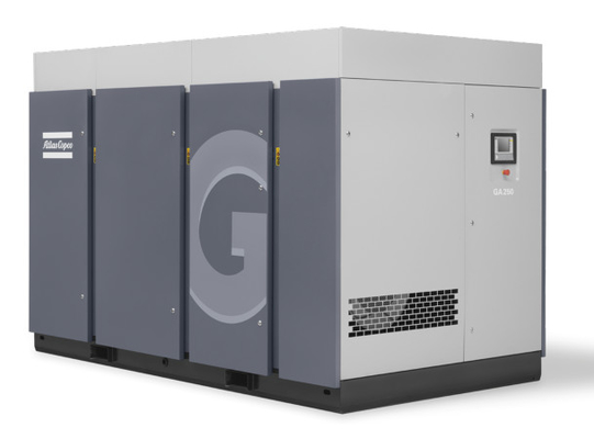 ضاغط الهواء الدوار 50Hz Atlas Screw 200kw Ga200+